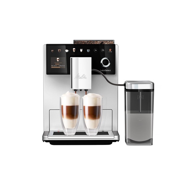 Melitta - LatteSelect Facelift Srebrny - Ekspres ciśnieniowy