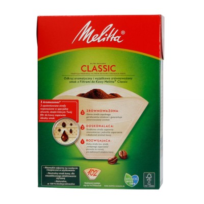 Melitta - Papierowe filtry do kawy 102 - Classic - 80 sztuk - zdjęcie 2