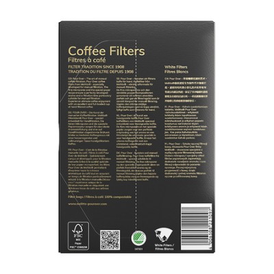 Melitta - Papierowe filtry do kawy 1x4 - Pour Over - 40 sztuk - zdjęcie 2