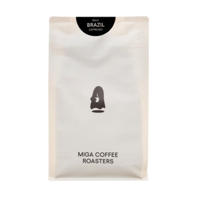 Miga Coffee - kawa ziarnista Brazil Espresso 250 g - zdjęcie 1