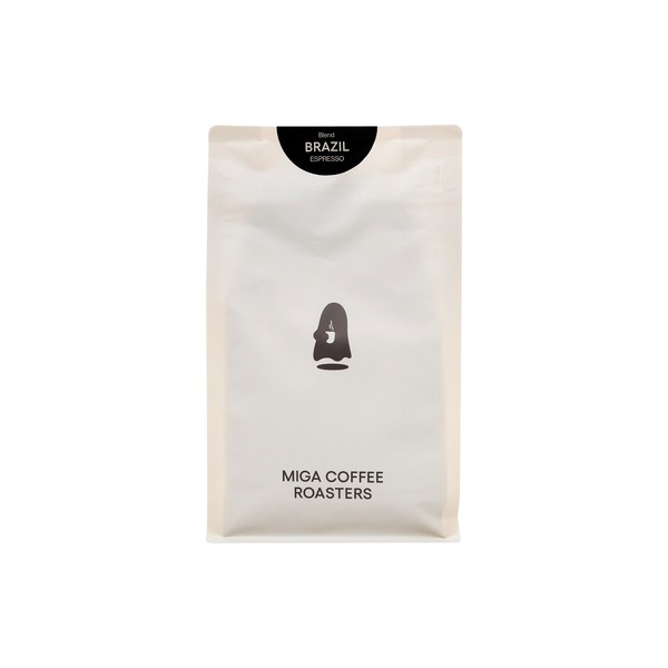 Miga Coffee - kawa ziarnista Brazil Espresso 250 g