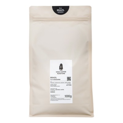 Miga Coffee - kawa ziarnista Brazil Espresso Espresso 1 kg - zdjęcie 1