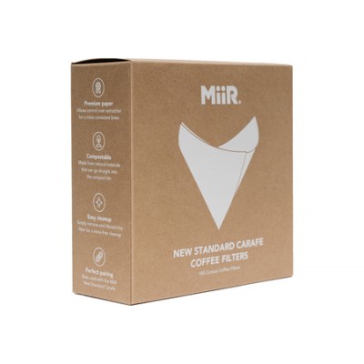 Miir - Filtry do zaparzacza New Standard Carafe 100 sztuk - zdjęcie 3