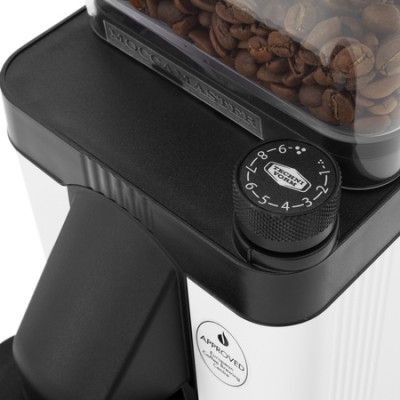 Moccamaster KM5 Burr Electric Coffee Grinder Matt White - Młynek elektryczny - zdjęcie 5