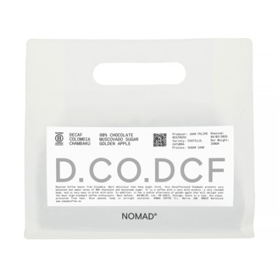 Nomad Coffee - kawa ziarnista bezkofeinowa Kolumbia Chambaku Washed Espresso 250 g - zdjęcie 1