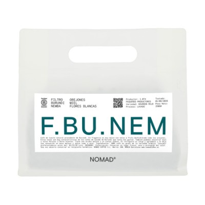 Nomad Coffee - kawa ziarnista Burundi Kayanza Nemba Washed Filter 250 g - zdjęcie 1