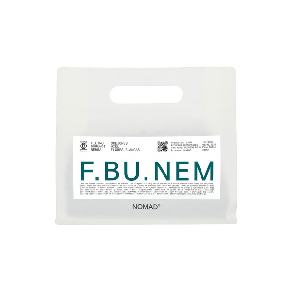 Nomad Coffee - kawa ziarnista Burundi Kayanza Nemba Washed Filter 250 g
