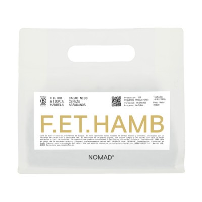Nomad Coffee - kawa ziarnista Etiopia Hambela Natural Filter 250 g - zdjęcie 1