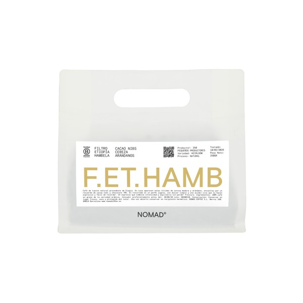 Nomad Coffee - kawa ziarnista Etiopia Hambela Natural Filter 250 g