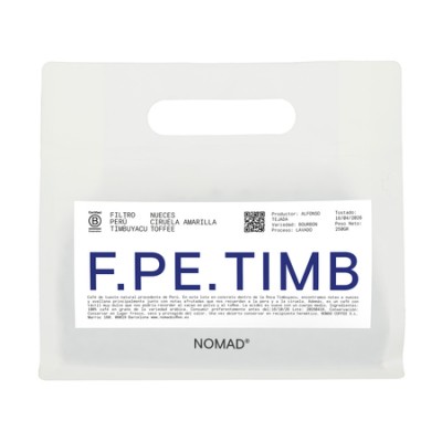 Nomad Coffee - kawa ziarnista Peru Timbuyacu Washed Filter 250 g - zdjęcie 1