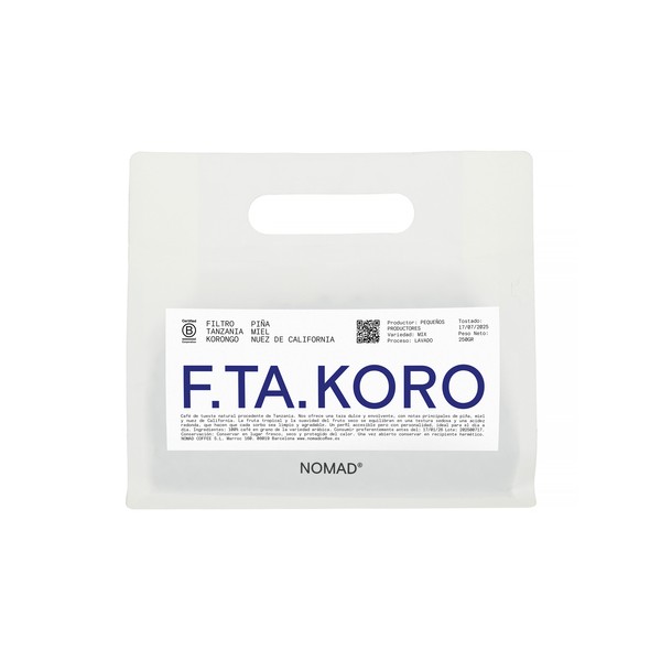 Nomad Coffee - kawa ziarnista Tanzania Korongo Washed Filter 250 g