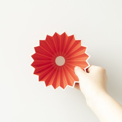 ORIGAMI - Dripper M Czerwony - zdjęcie 4