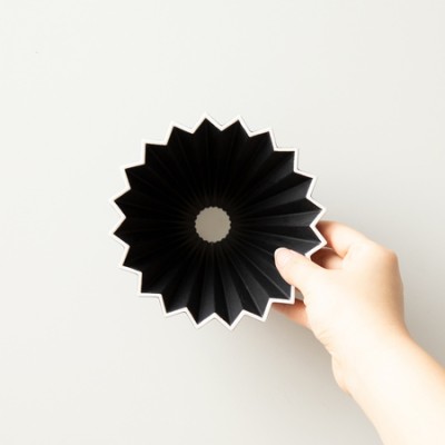 ORIGAMI - Dripper M Matowy czarny - zdjęcie 4