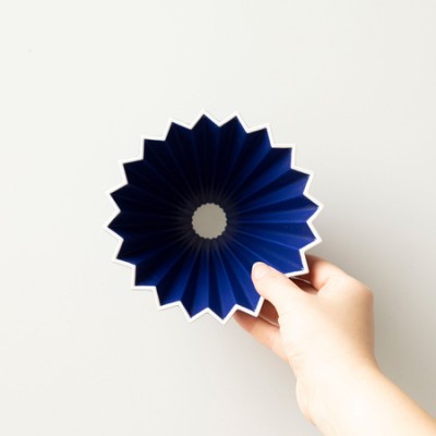 ORIGAMI - Dripper M Matowy granatowy - zdjęcie 5