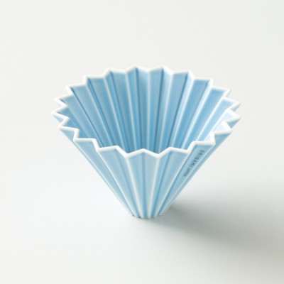 ORIGAMI - Dripper M Matowy niebieski - zdjęcie 2