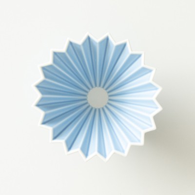 ORIGAMI - Dripper M Matowy niebieski - zdjęcie 4