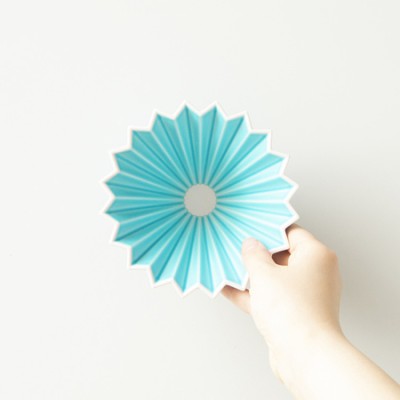 ORIGAMI - Dripper M Turkusowy - zdjęcie 3
