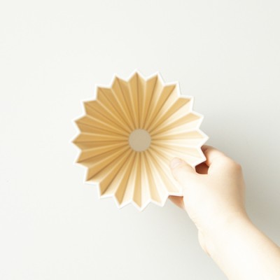 ORIGAMI - Dripper S Matowy beżowy - zdjęcie 3