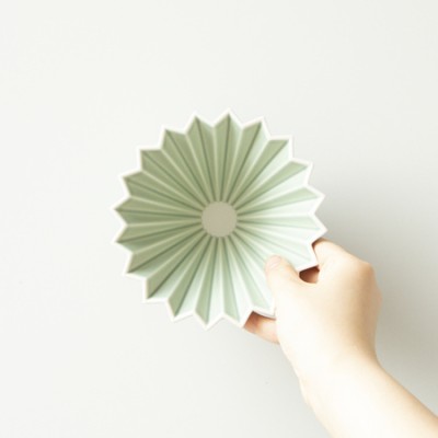 ORIGAMI - Dripper S Matowy zielony - zdjęcie 3
