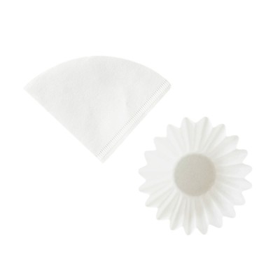 ORIGAMI - zestaw filtrów papierowych S + filtry papierowe z płaskim dnem 1-2 fil. 100 sztuk - zdjęcie 4