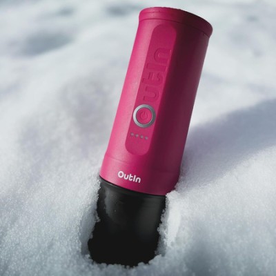 Outin - Nano Espresso Maker - Przenośny ekspres Crimson Red - zdjęcie 5