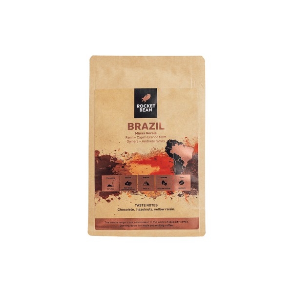 Rocket Bean - kawa ziarnista Brazylia Minas Gerais Natural Filter 200 g