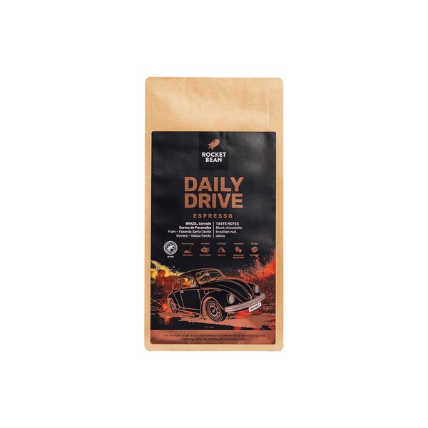 Rocket Bean - kawa ziarnista DAILY DRIVE Brazylia Natural Espresso 1 kg