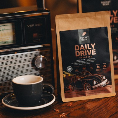 Rocket Bean - kawa ziarnista DAILY DRIVE Brazylia Natural Espresso 200 g - zdjęcie 2