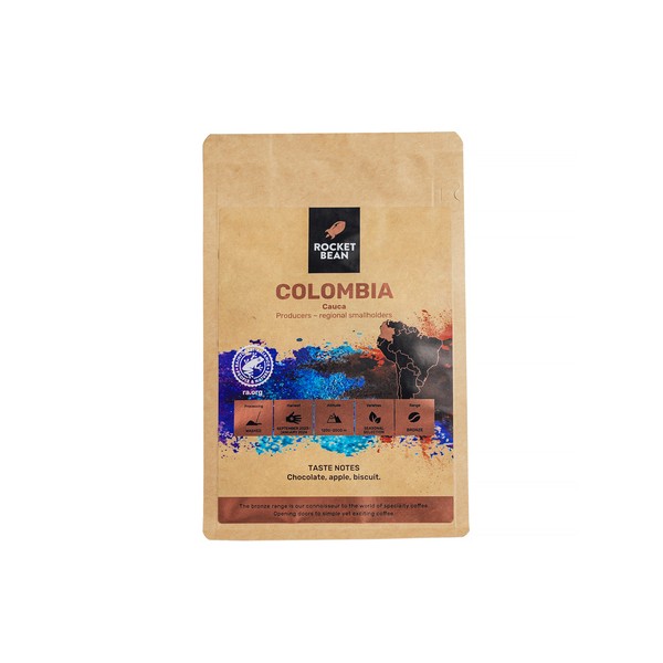 Rocket Bean - kawa ziarnista Kolumbia Cauca Popayan Washed Filter 200 g