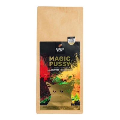 Rocket Bean - kawa ziarnista Magic Pussy Etiopia Guji Shakisso Natural Espresso 1 kg - zdjęcie 1