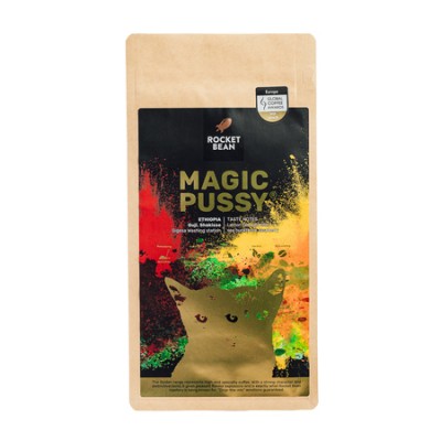 Rocket Bean - kawa ziarnista Magic Pussy Etiopia Guji Shakisso Natural Espresso 500 g - zdjęcie 1