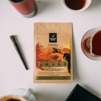 Rocket Bean - kawa ziarnista Peru Hermanos Guerreros Natural Filter 200 g - zdjęcie 2