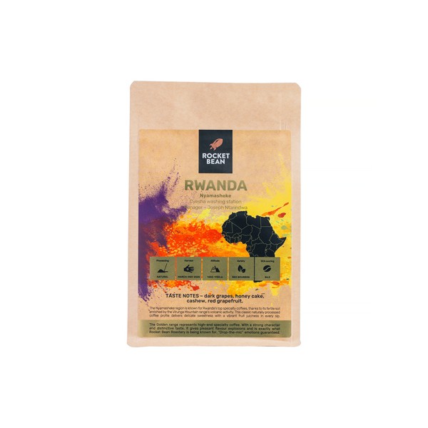 Rocket Bean - kawa ziarnista Rwanda Nyamasheke Natural Filter 200 g