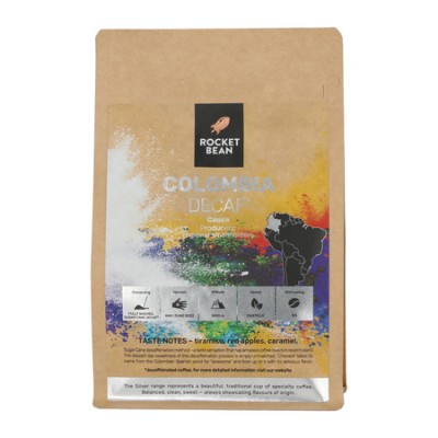 Rocket Bean - Kolumbia Cauca Decaf - Kawa bezkofeinowa Filter 200g - zdjęcie 1
