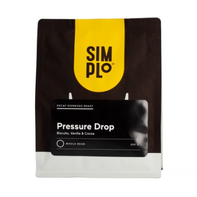 SIMPLo - kawa ziarnista bezkofeinowa Brazylia Pressure Drop Espresso 250 g - zdjęcie 1