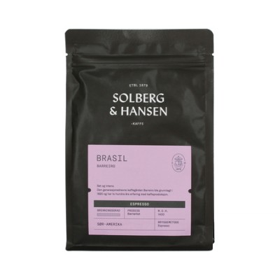 Solberg & Hansen - kawa ziarnista Brazylia Fazenda Barreiro Espresso 250 g - zdjęcie 1