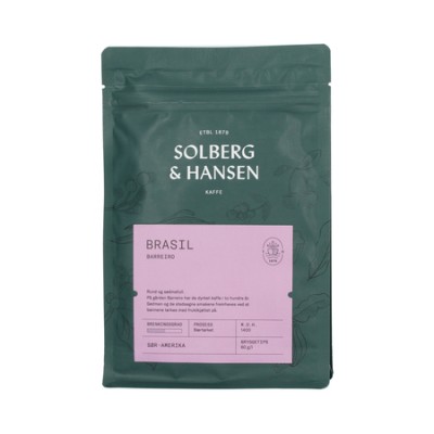 Solberg & Hansen - kawa ziarnista Brazylia Fazenda Barreiro Filter 250 g - zdjęcie 1