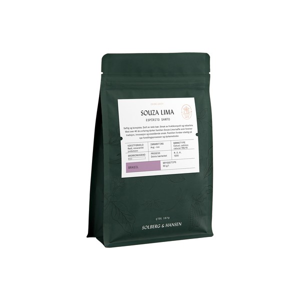 Solberg & Hansen - kawa ziarnista Brazylia Souza Lima Semi Washed Filter 250 g