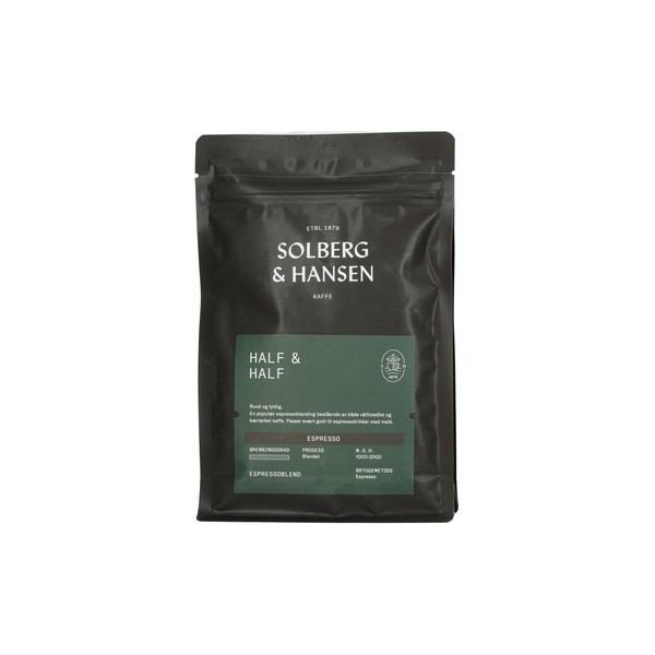 Solberg & Hansen - kawa ziarnista Half & Half Espresso 250 g