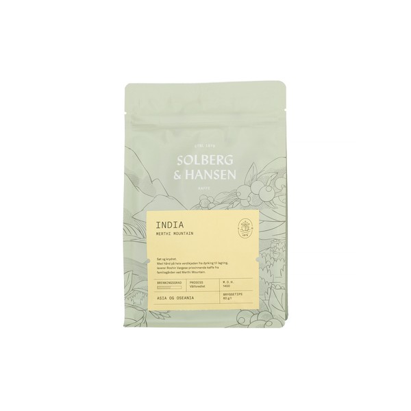 Solberg & Hansen - kawa ziarnista Indie Merthi Mountain Filter 250 g