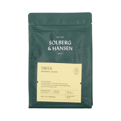Solberg & Hansen - kawa ziarnista Indie Monsooned Malabar AA Filter 250 g - zdjęcie 1