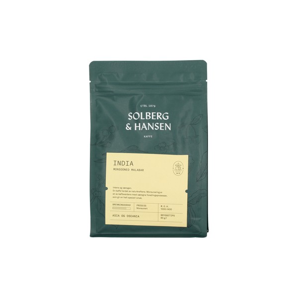 Solberg & Hansen - kawa ziarnista Indie Monsooned Malabar AA Filter 250 g