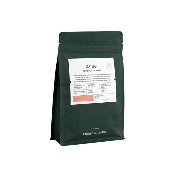 Solberg & Hansen - kawa ziarnista Kenia Gatugi Nyeri Natural Filter 250 g