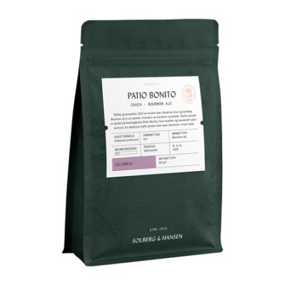 Solberg & Hansen - kawa ziarnista Kolumbia Patio Bonito Bourbon Aji Filter 250 g - zdjęcie 1