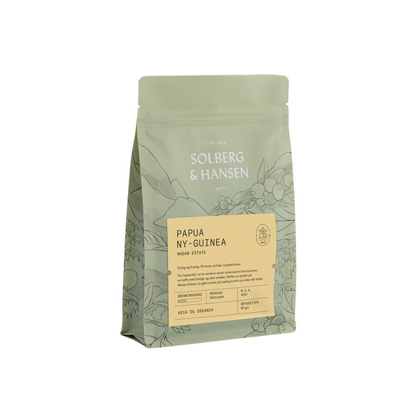 Solberg & Hansen - kawa ziarnista Papua Nowa Gwinea Madan Estate Filter 250 g