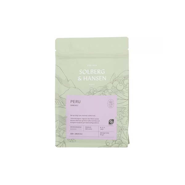 Solberg & Hansen - kawa ziarnista Peru Sanchez Washed Filter 250 g