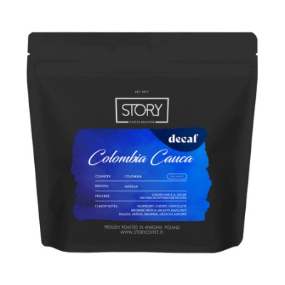 Story Coffee Roasters - kawa ziarnista bezkofeinowa Kolumbia Cauca Espresso 250 g - zdjęcie 1