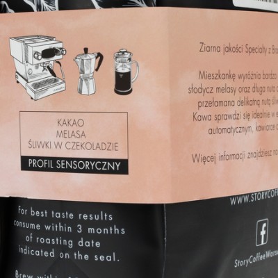 Story Coffee Roasters - kawa ziarnista Blend No.2 Brazil x Honduras Espresso 1 kg - zdjęcie 2