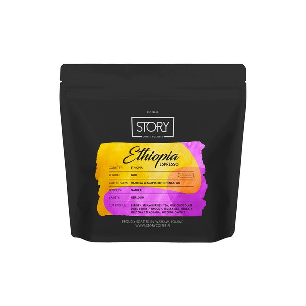 Story Coffee Roasters - kawa ziarnista Etiopia Guji Natural Espresso 250 g