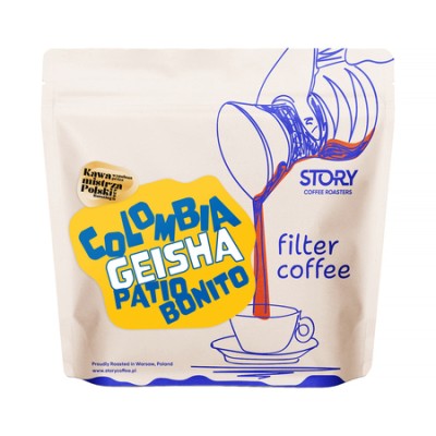Story Coffee Roasters - kawa ziarnista Kolumbia Patio Bonito Washed Filter 200 g - zdjęcie 1